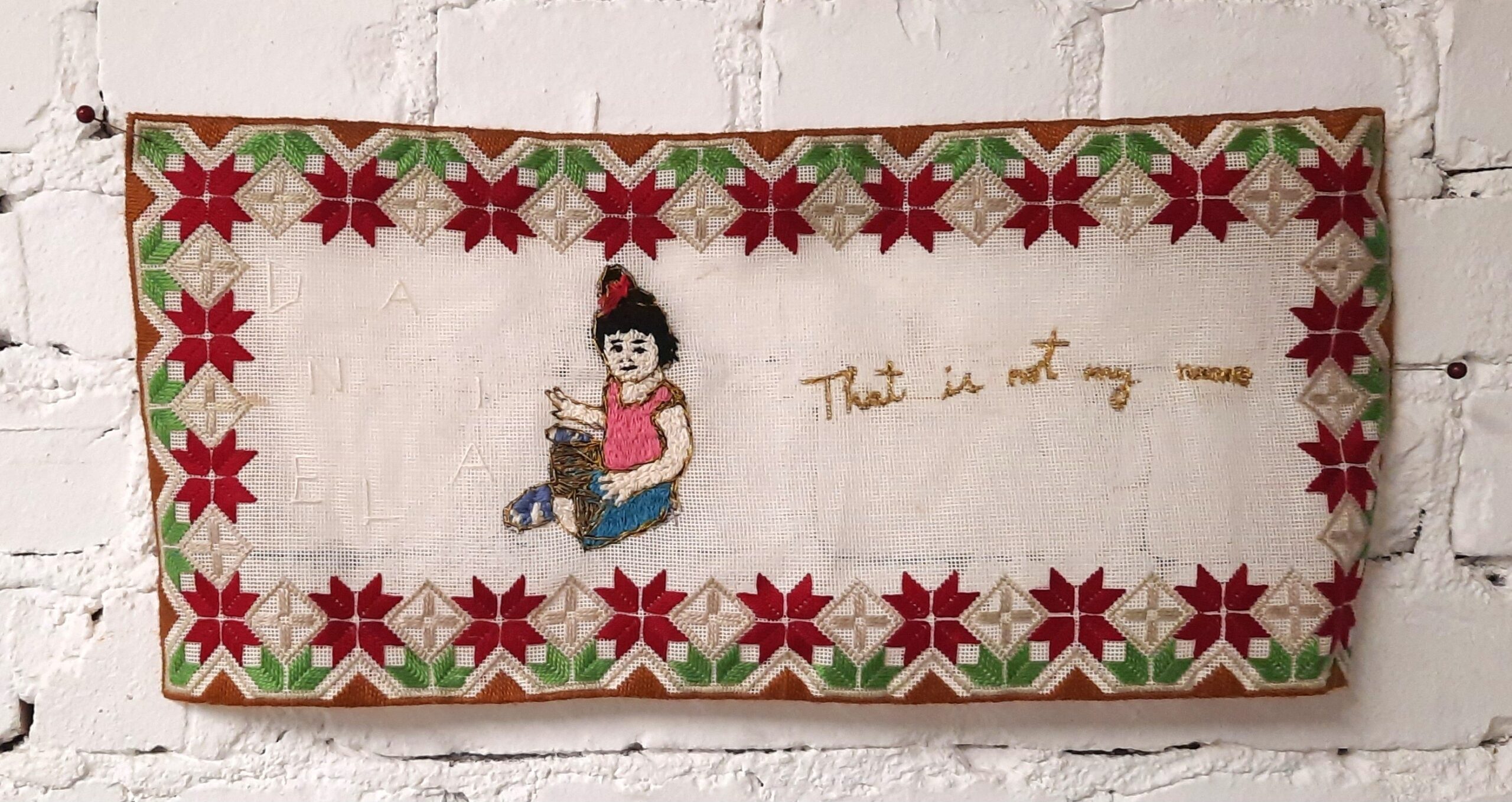 That Is Not My Name — acrylic painting by Paula Elion